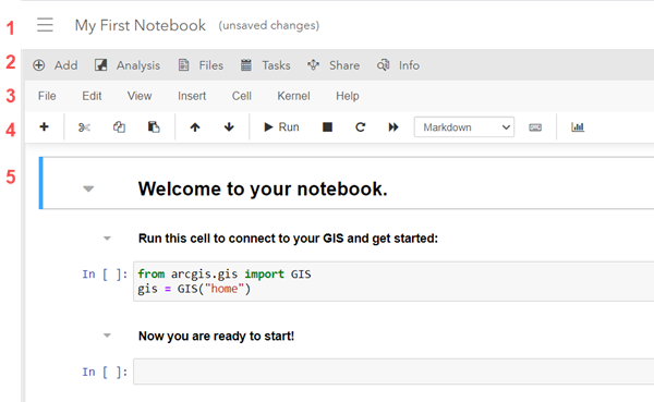 Notebook editor components Notebook editor components